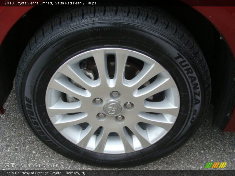 Salsa Red Pearl / Taupe 2010 Toyota Sienna Limited