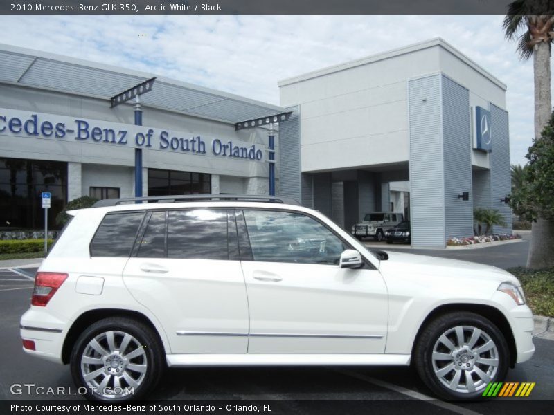 Arctic White / Black 2010 Mercedes-Benz GLK 350