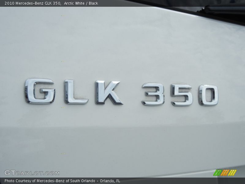 Arctic White / Black 2010 Mercedes-Benz GLK 350