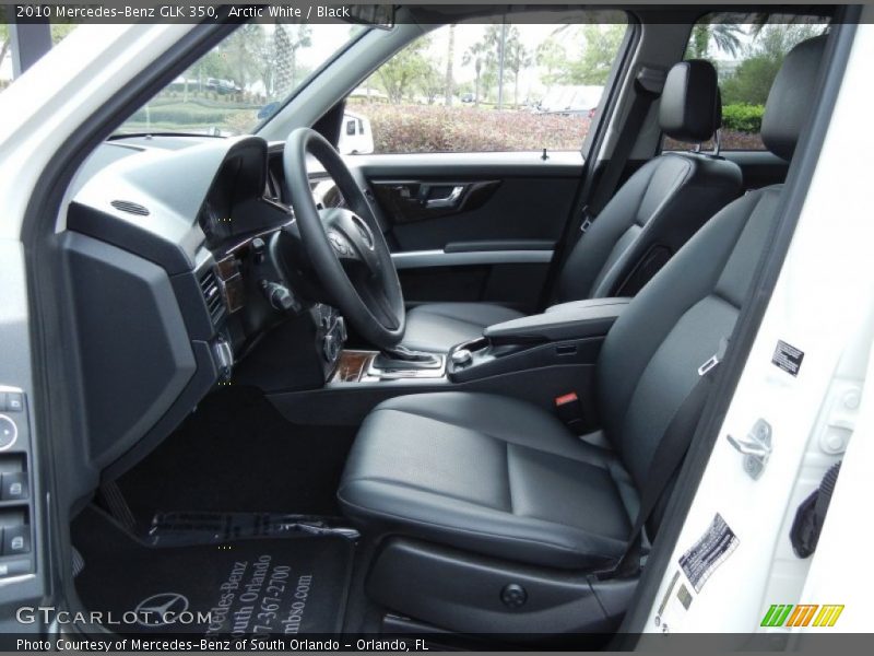 Arctic White / Black 2010 Mercedes-Benz GLK 350