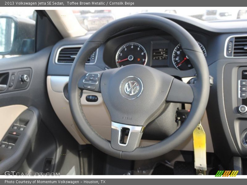 Toffee Brown Metallic / Cornsilk Beige 2013 Volkswagen Jetta SE Sedan