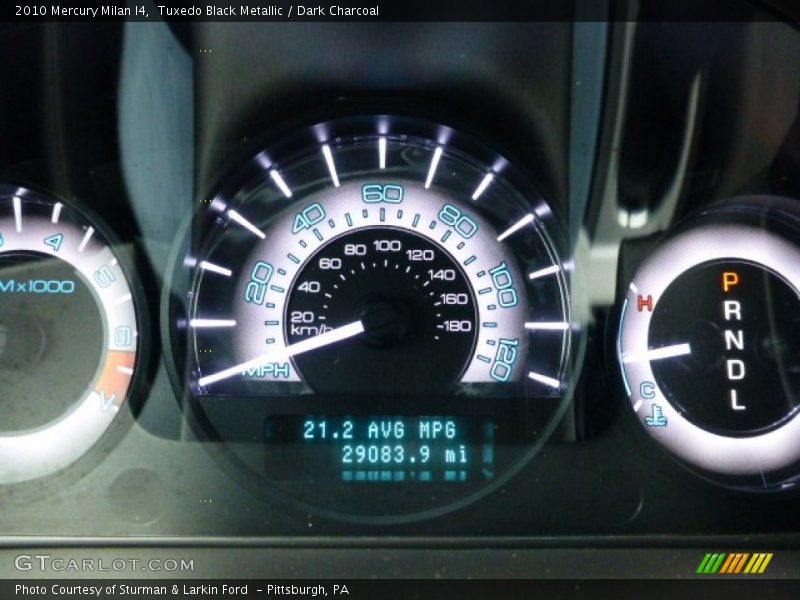 Tuxedo Black Metallic / Dark Charcoal 2010 Mercury Milan I4