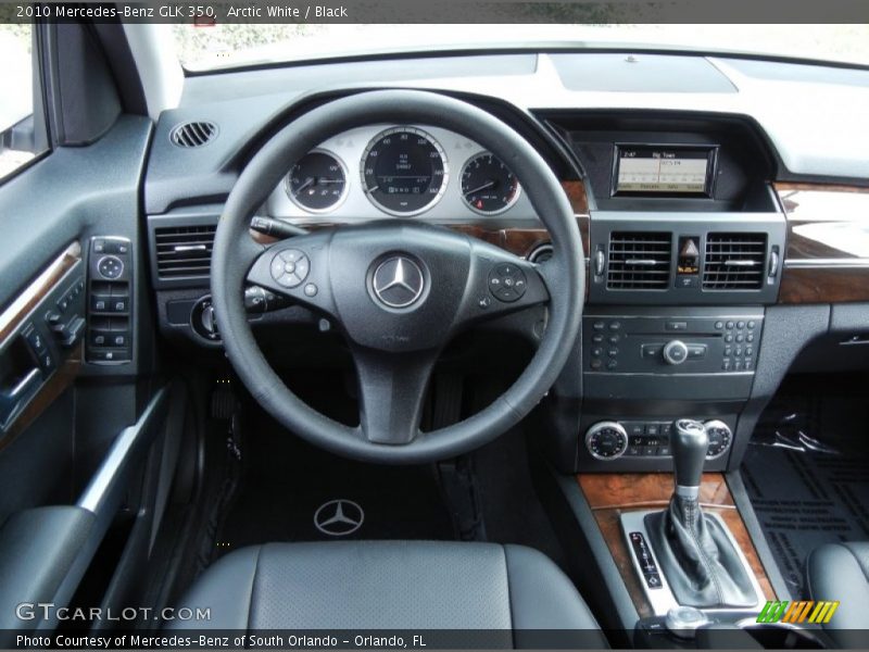 Arctic White / Black 2010 Mercedes-Benz GLK 350
