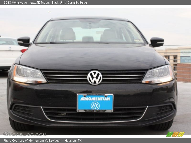 Black Uni / Cornsilk Beige 2013 Volkswagen Jetta SE Sedan