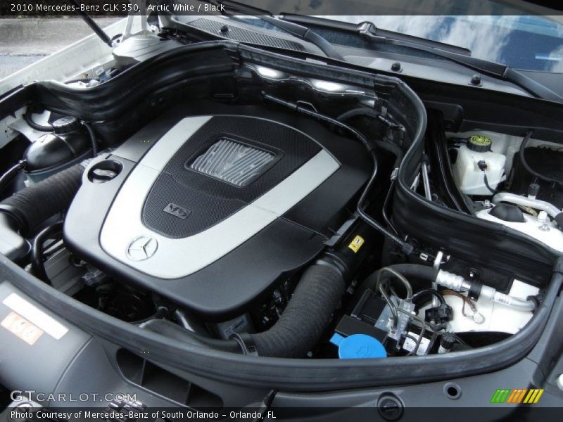 Arctic White / Black 2010 Mercedes-Benz GLK 350