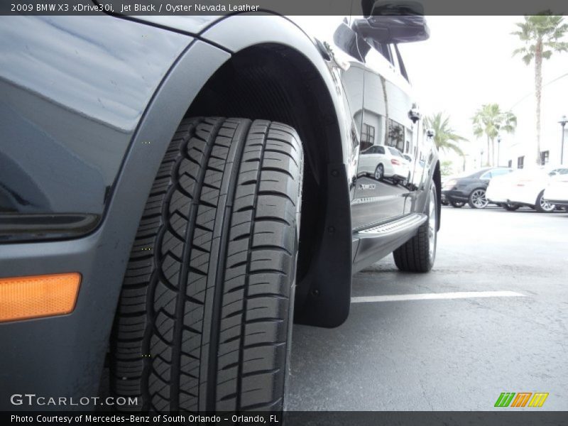 Jet Black / Oyster Nevada Leather 2009 BMW X3 xDrive30i