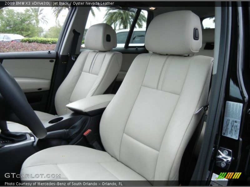 Front Seat of 2009 X3 xDrive30i