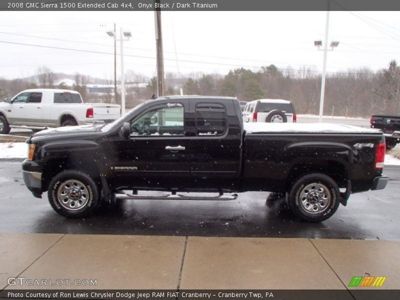 Onyx Black / Dark Titanium 2008 GMC Sierra 1500 Extended Cab 4x4