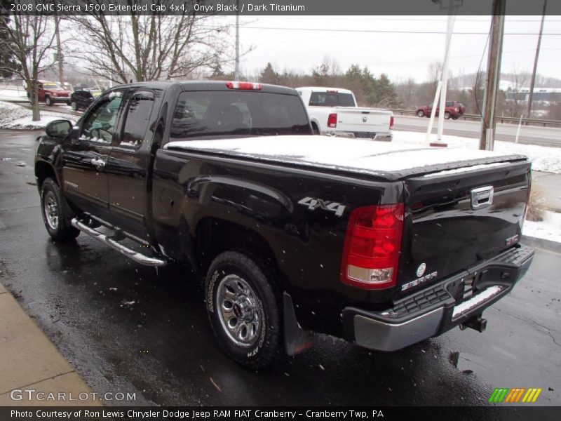 Onyx Black / Dark Titanium 2008 GMC Sierra 1500 Extended Cab 4x4