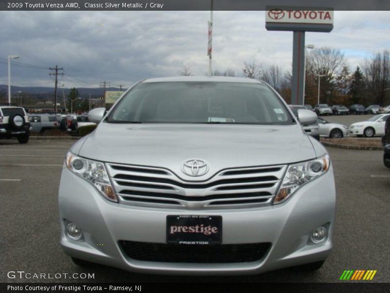 Classic Silver Metallic / Gray 2009 Toyota Venza AWD