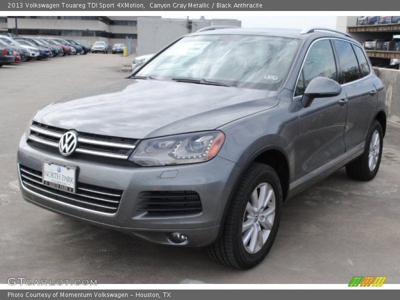 Canyon Gray Metallic / Black Anthracite 2013 Volkswagen Touareg TDI Sport 4XMotion