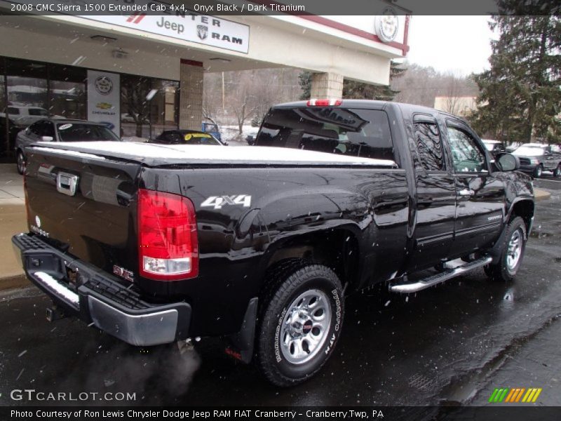Onyx Black / Dark Titanium 2008 GMC Sierra 1500 Extended Cab 4x4