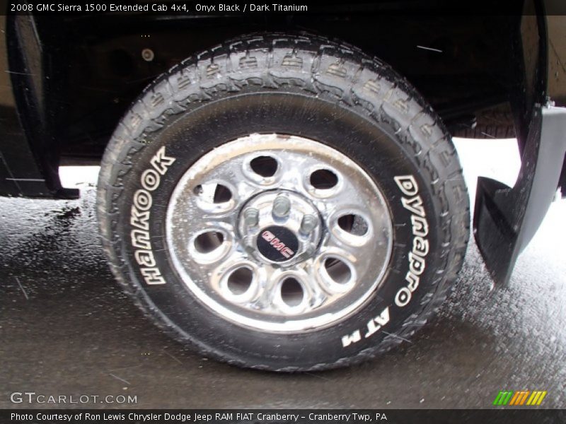Onyx Black / Dark Titanium 2008 GMC Sierra 1500 Extended Cab 4x4