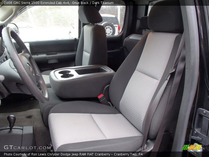 Front Seat of 2008 Sierra 1500 Extended Cab 4x4
