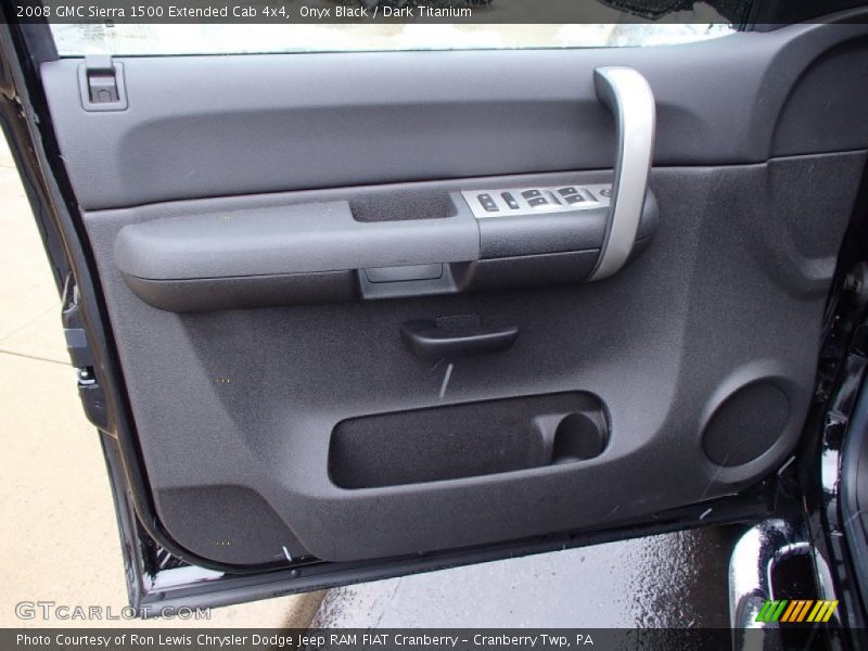 Onyx Black / Dark Titanium 2008 GMC Sierra 1500 Extended Cab 4x4