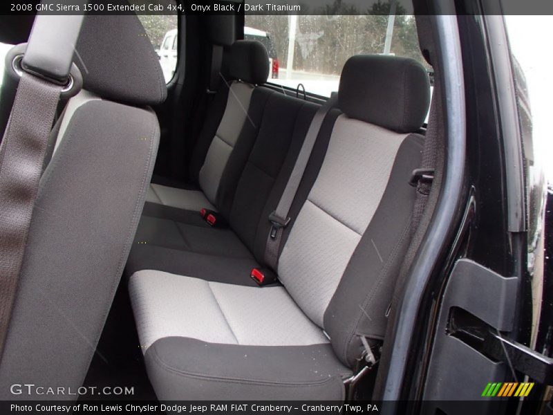 Onyx Black / Dark Titanium 2008 GMC Sierra 1500 Extended Cab 4x4