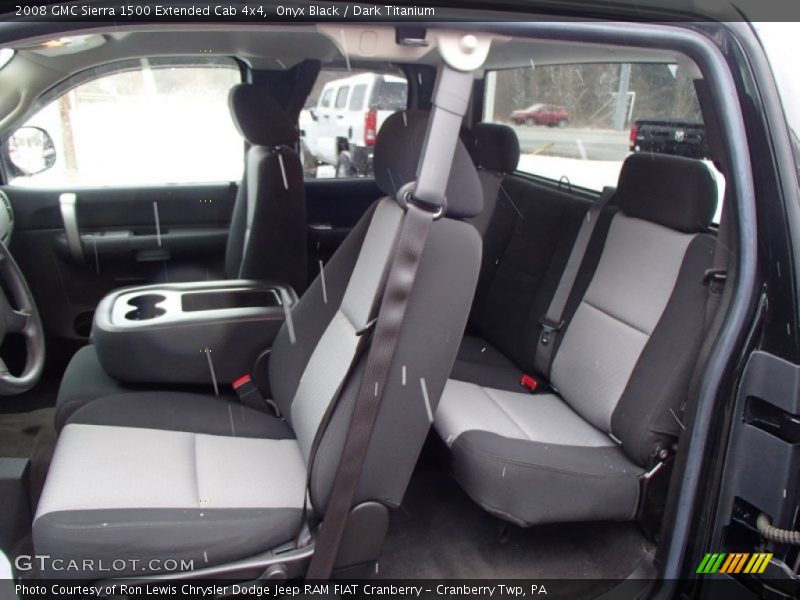 Onyx Black / Dark Titanium 2008 GMC Sierra 1500 Extended Cab 4x4