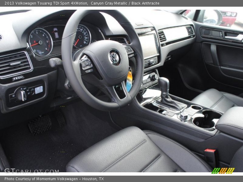 Canyon Gray Metallic / Black Anthracite 2013 Volkswagen Touareg TDI Sport 4XMotion