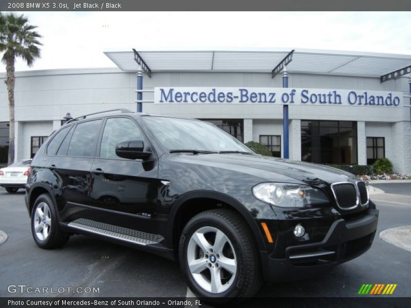 Jet Black / Black 2008 BMW X5 3.0si