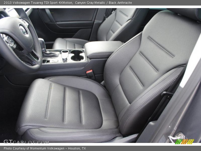 Canyon Gray Metallic / Black Anthracite 2013 Volkswagen Touareg TDI Sport 4XMotion