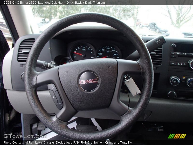 Onyx Black / Dark Titanium 2008 GMC Sierra 1500 Extended Cab 4x4