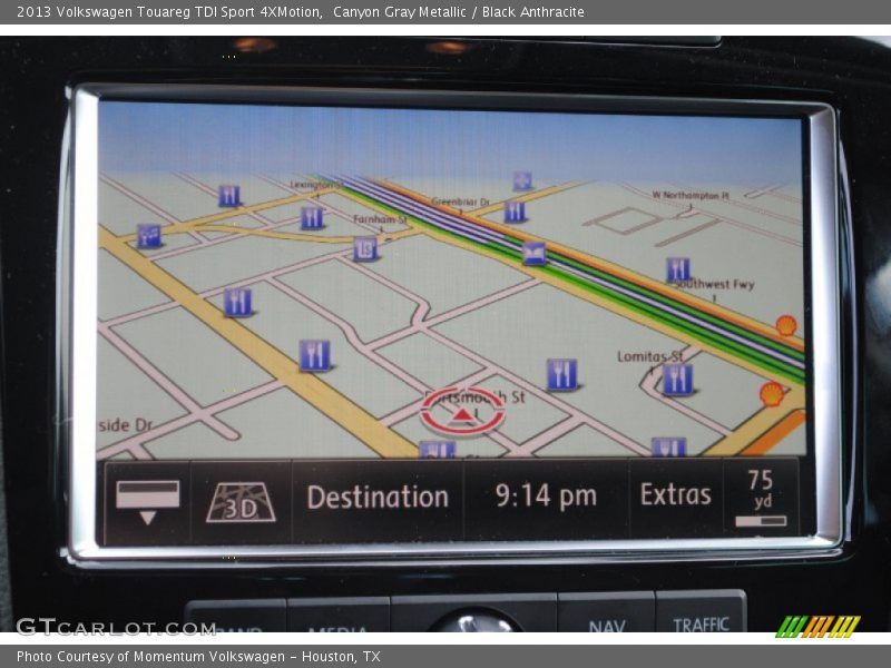 Canyon Gray Metallic / Black Anthracite 2013 Volkswagen Touareg TDI Sport 4XMotion