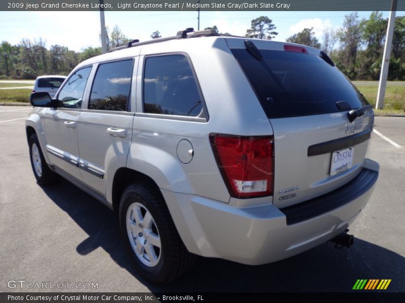 Light Graystone Pearl / Medium Slate Gray/Dark Slate Gray 2009 Jeep Grand Cherokee Laredo