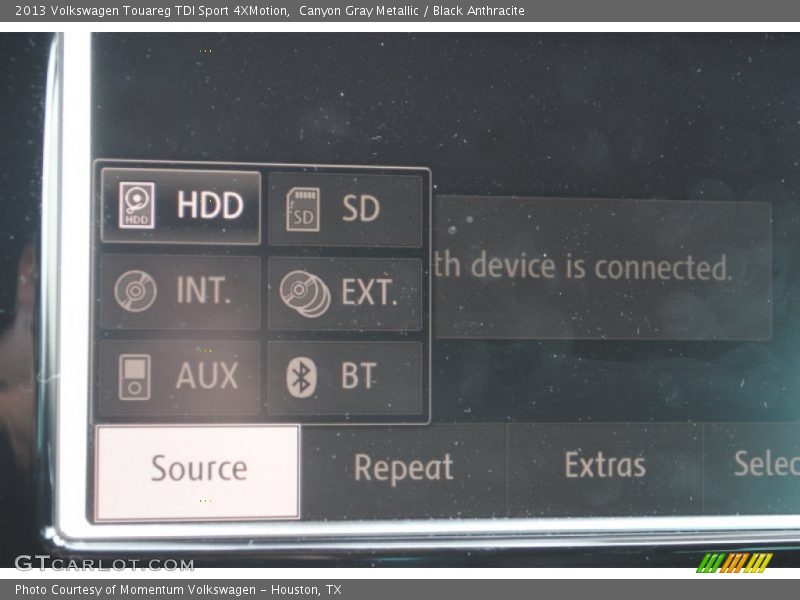 Canyon Gray Metallic / Black Anthracite 2013 Volkswagen Touareg TDI Sport 4XMotion