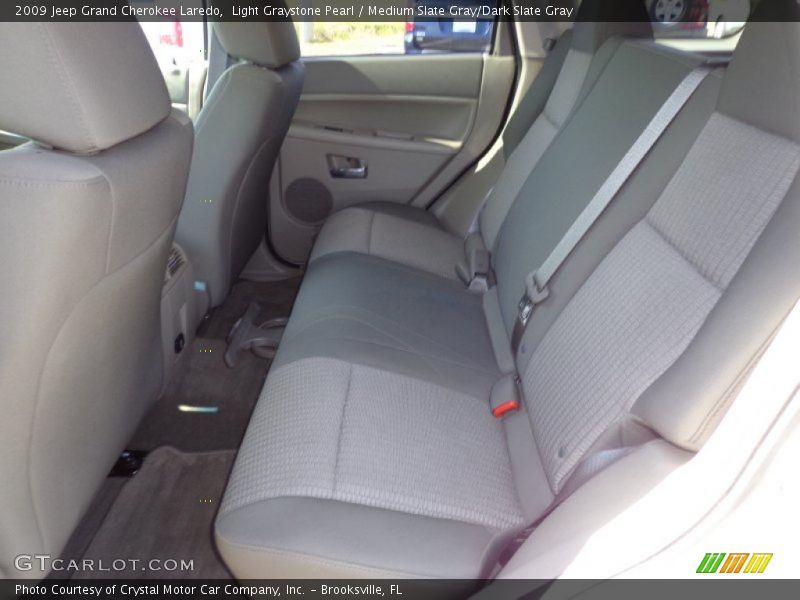 Light Graystone Pearl / Medium Slate Gray/Dark Slate Gray 2009 Jeep Grand Cherokee Laredo