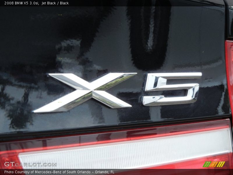 Jet Black / Black 2008 BMW X5 3.0si