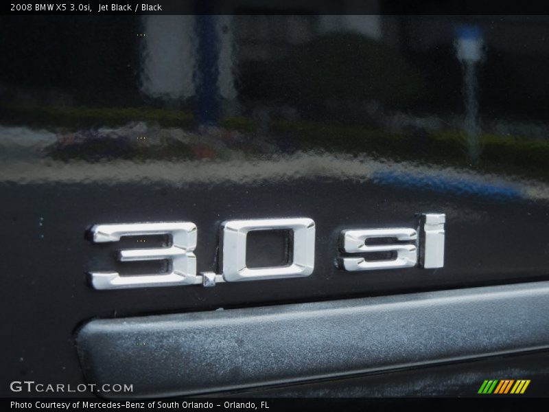 Jet Black / Black 2008 BMW X5 3.0si