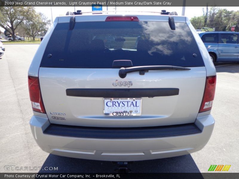 Light Graystone Pearl / Medium Slate Gray/Dark Slate Gray 2009 Jeep Grand Cherokee Laredo