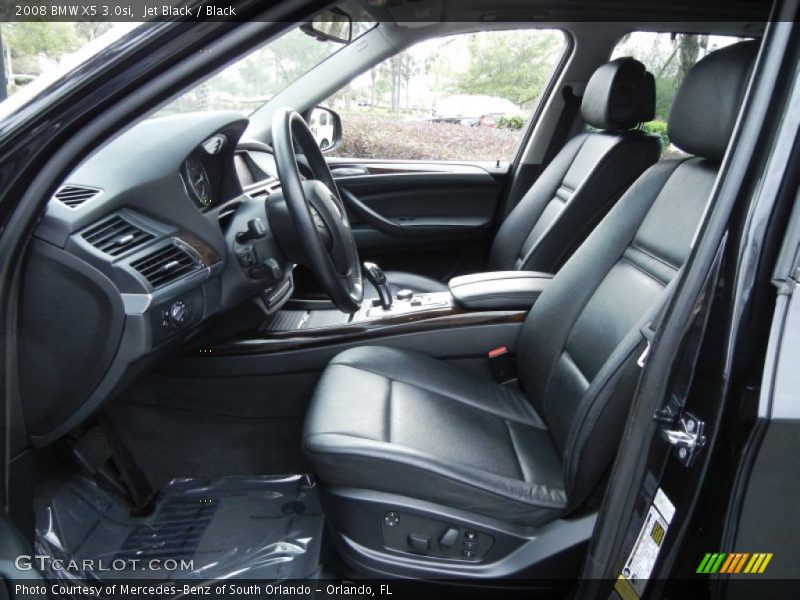 Front Seat of 2008 X5 3.0si