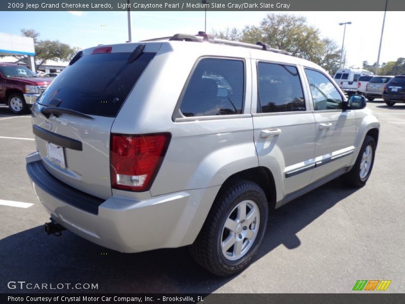 Light Graystone Pearl / Medium Slate Gray/Dark Slate Gray 2009 Jeep Grand Cherokee Laredo