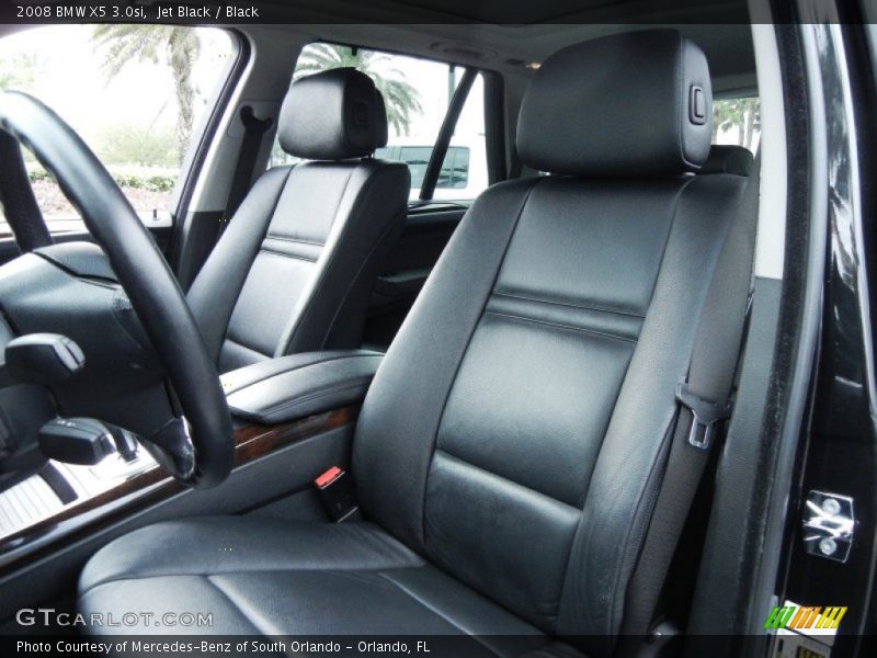 Front Seat of 2008 X5 3.0si