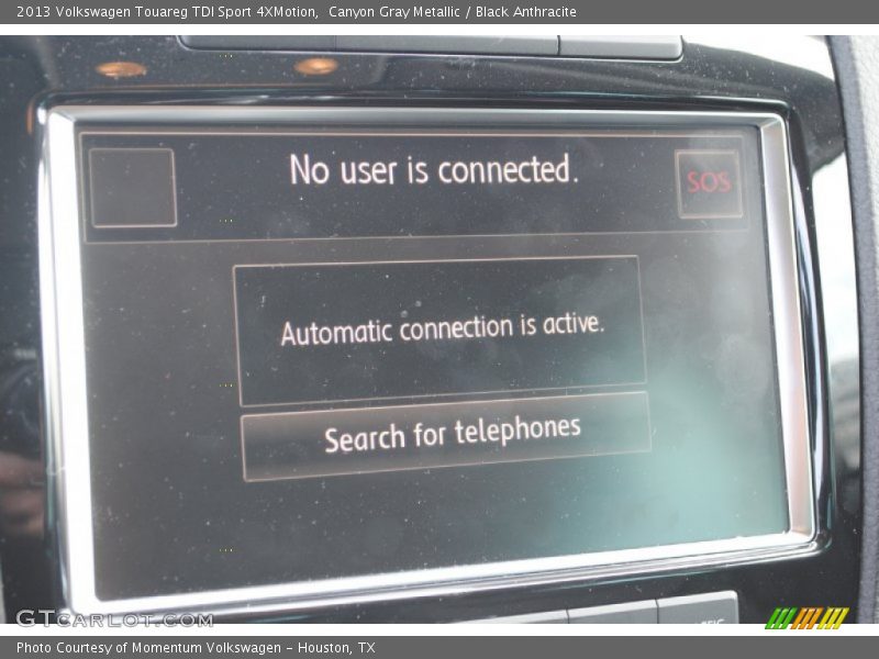 Canyon Gray Metallic / Black Anthracite 2013 Volkswagen Touareg TDI Sport 4XMotion