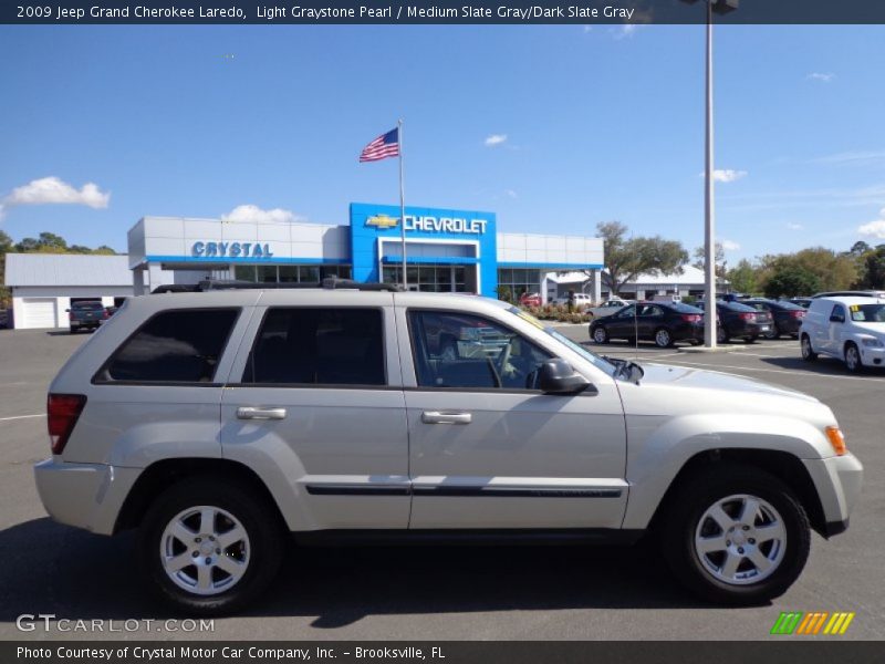Light Graystone Pearl / Medium Slate Gray/Dark Slate Gray 2009 Jeep Grand Cherokee Laredo
