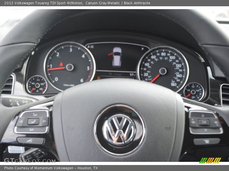 Canyon Gray Metallic / Black Anthracite 2013 Volkswagen Touareg TDI Sport 4XMotion