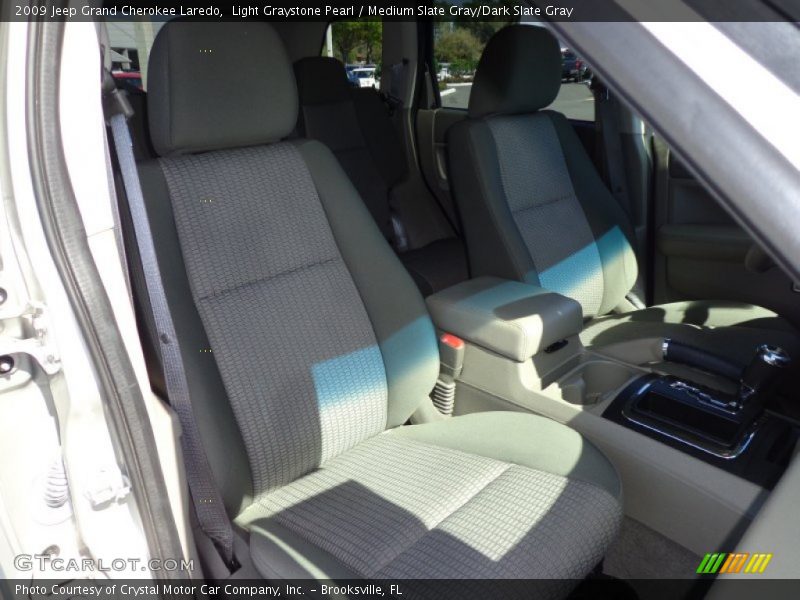 Light Graystone Pearl / Medium Slate Gray/Dark Slate Gray 2009 Jeep Grand Cherokee Laredo