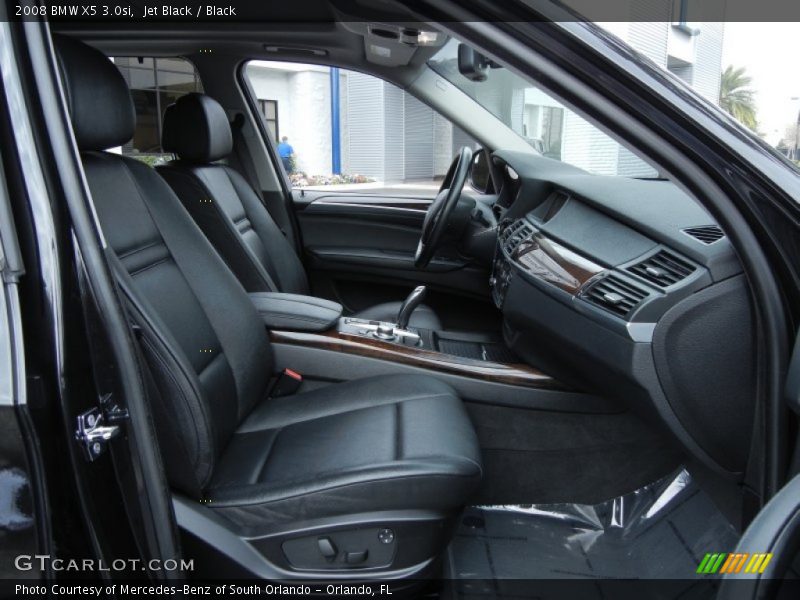 Jet Black / Black 2008 BMW X5 3.0si
