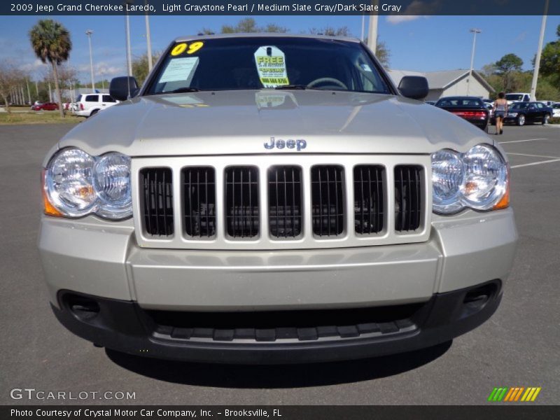 Light Graystone Pearl / Medium Slate Gray/Dark Slate Gray 2009 Jeep Grand Cherokee Laredo