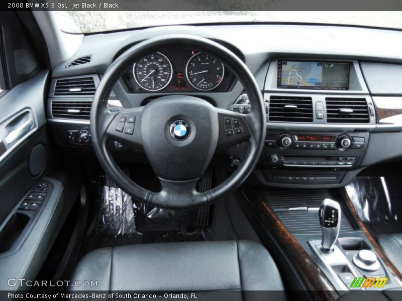 Jet Black / Black 2008 BMW X5 3.0si