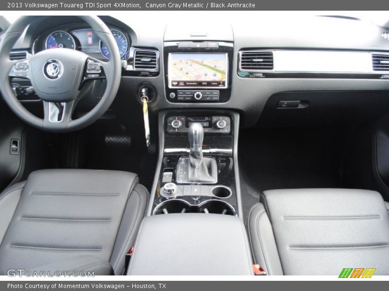 Canyon Gray Metallic / Black Anthracite 2013 Volkswagen Touareg TDI Sport 4XMotion
