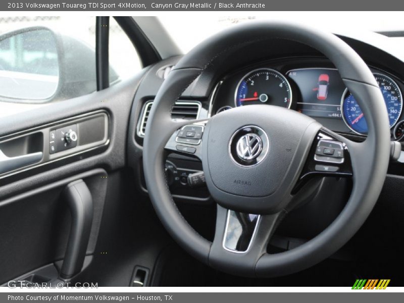 Canyon Gray Metallic / Black Anthracite 2013 Volkswagen Touareg TDI Sport 4XMotion