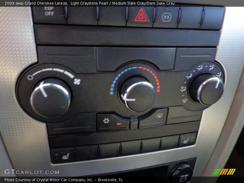 Light Graystone Pearl / Medium Slate Gray/Dark Slate Gray 2009 Jeep Grand Cherokee Laredo