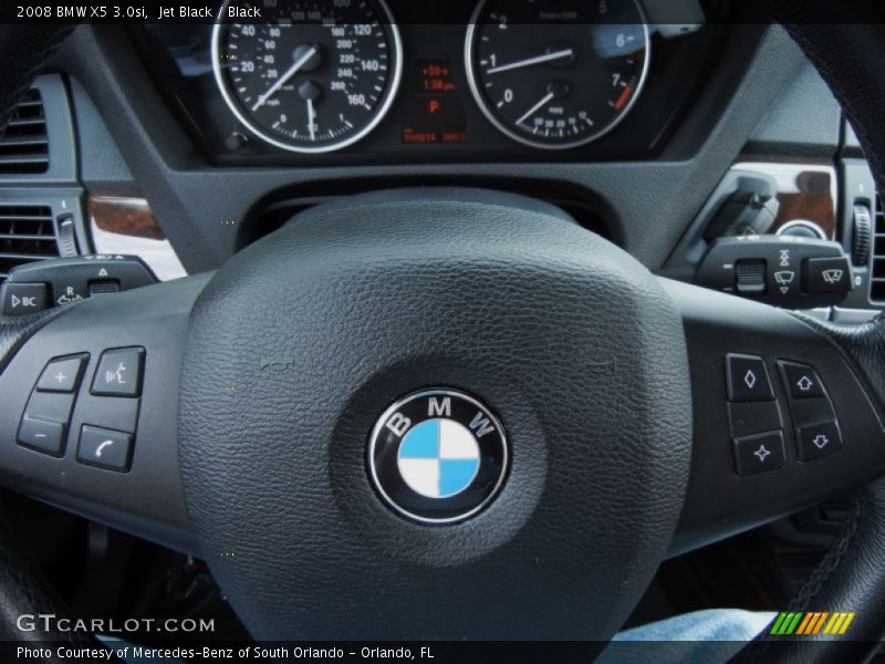 Jet Black / Black 2008 BMW X5 3.0si