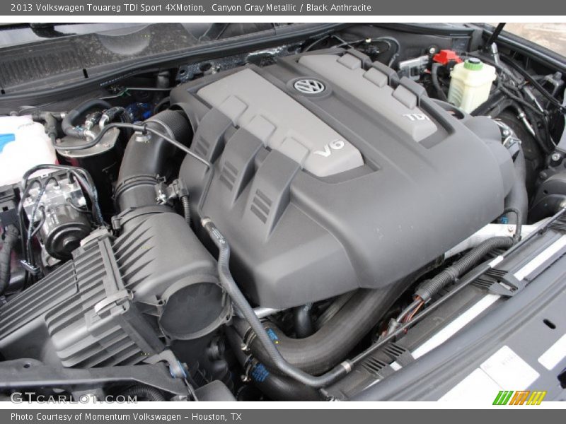 Canyon Gray Metallic / Black Anthracite 2013 Volkswagen Touareg TDI Sport 4XMotion