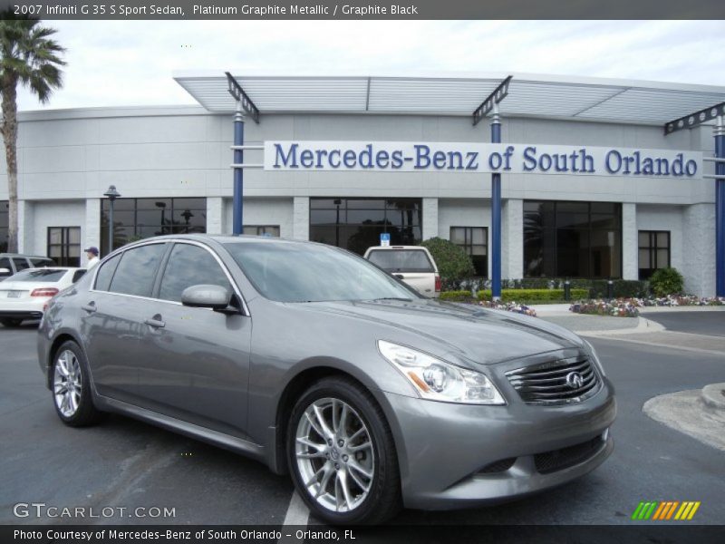 Platinum Graphite Metallic / Graphite Black 2007 Infiniti G 35 S Sport Sedan