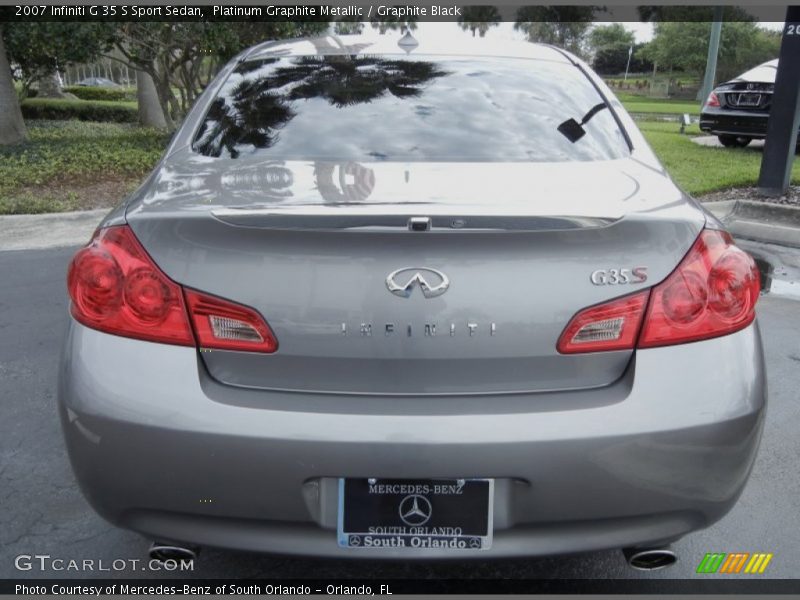 Platinum Graphite Metallic / Graphite Black 2007 Infiniti G 35 S Sport Sedan