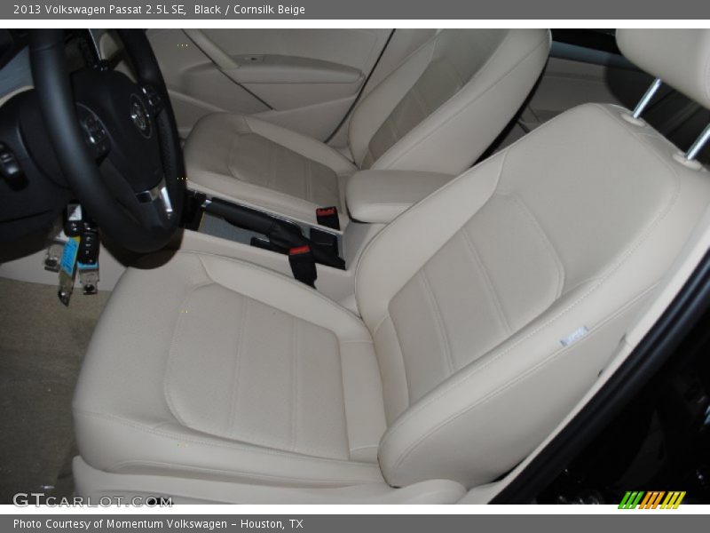 Black / Cornsilk Beige 2013 Volkswagen Passat 2.5L SE